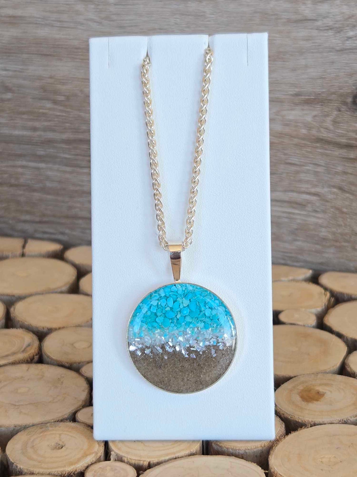 Marina Necklace - Ocean Gradient - Large