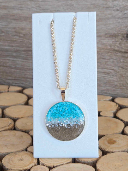 Marina Necklace - Ocean Gradient - Large