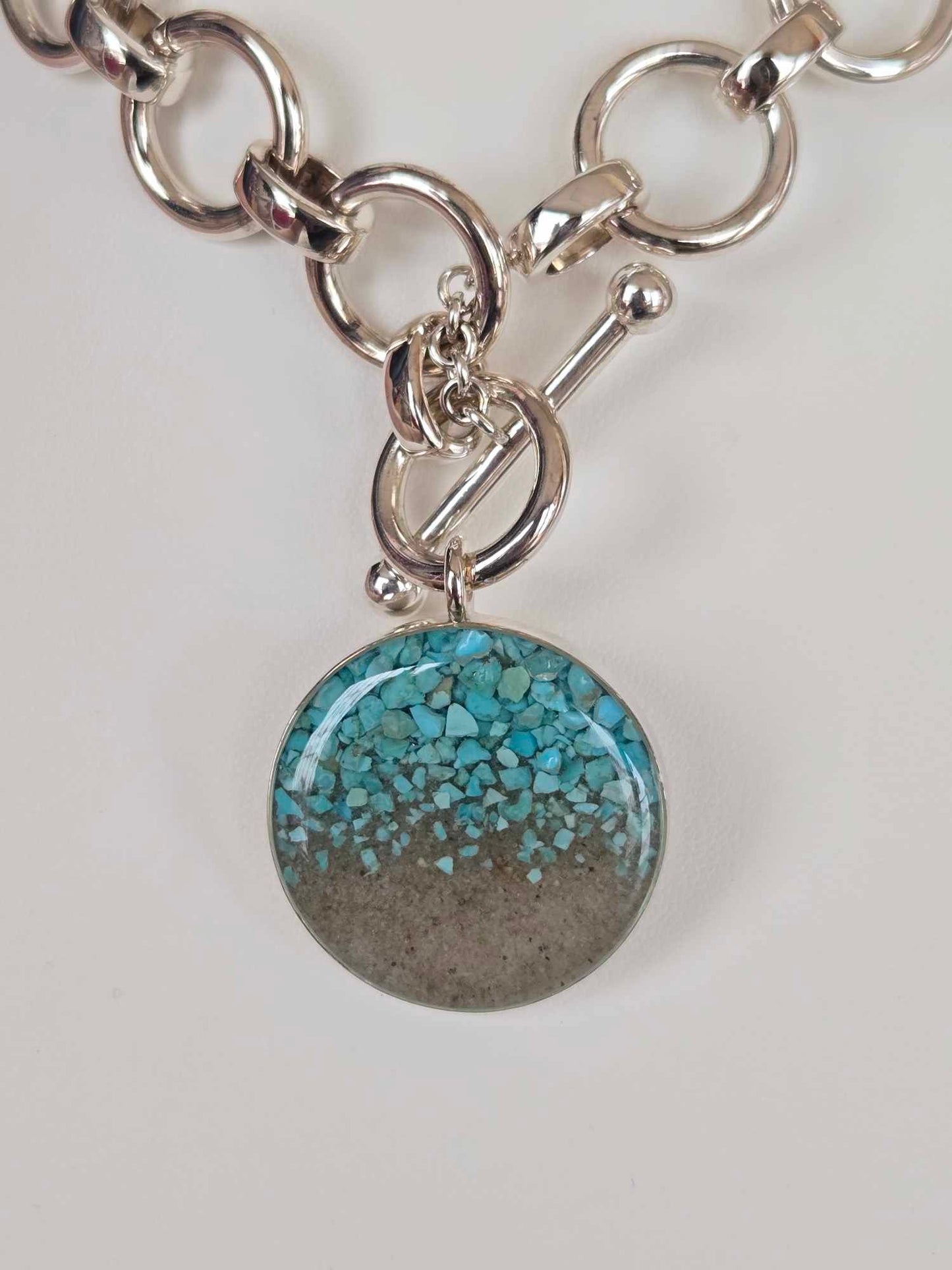 The Mediterranean Necklace - Turquoise Gradient