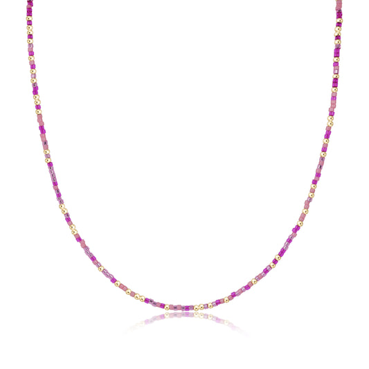 15" Choker Hope Unwritten - Back To The Fuchsia