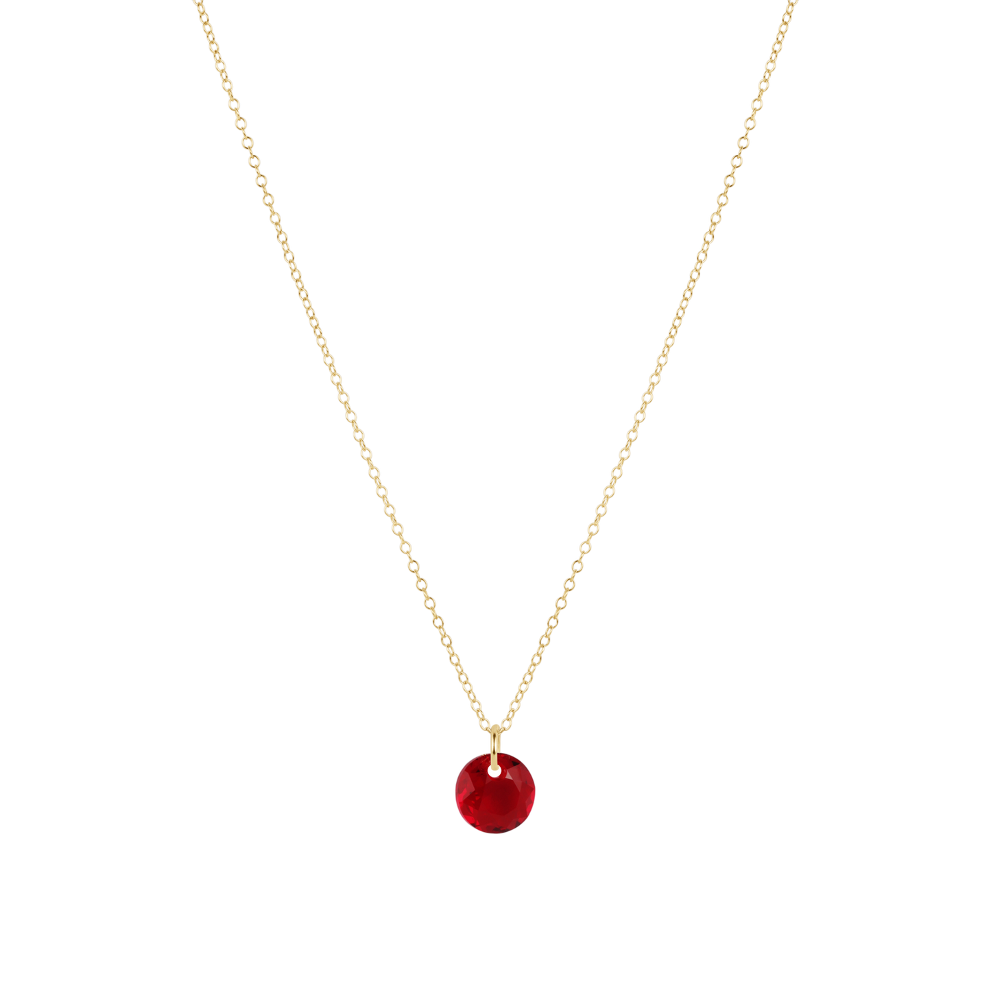 16" Necklace Gold - Reflection Small Charm