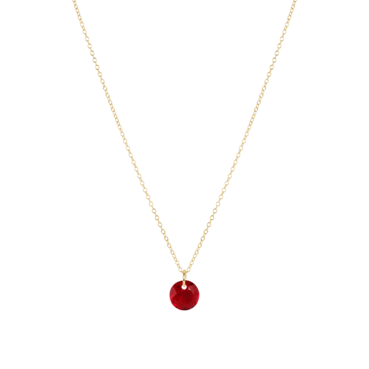 16" Necklace Gold - Reflection Small Charm