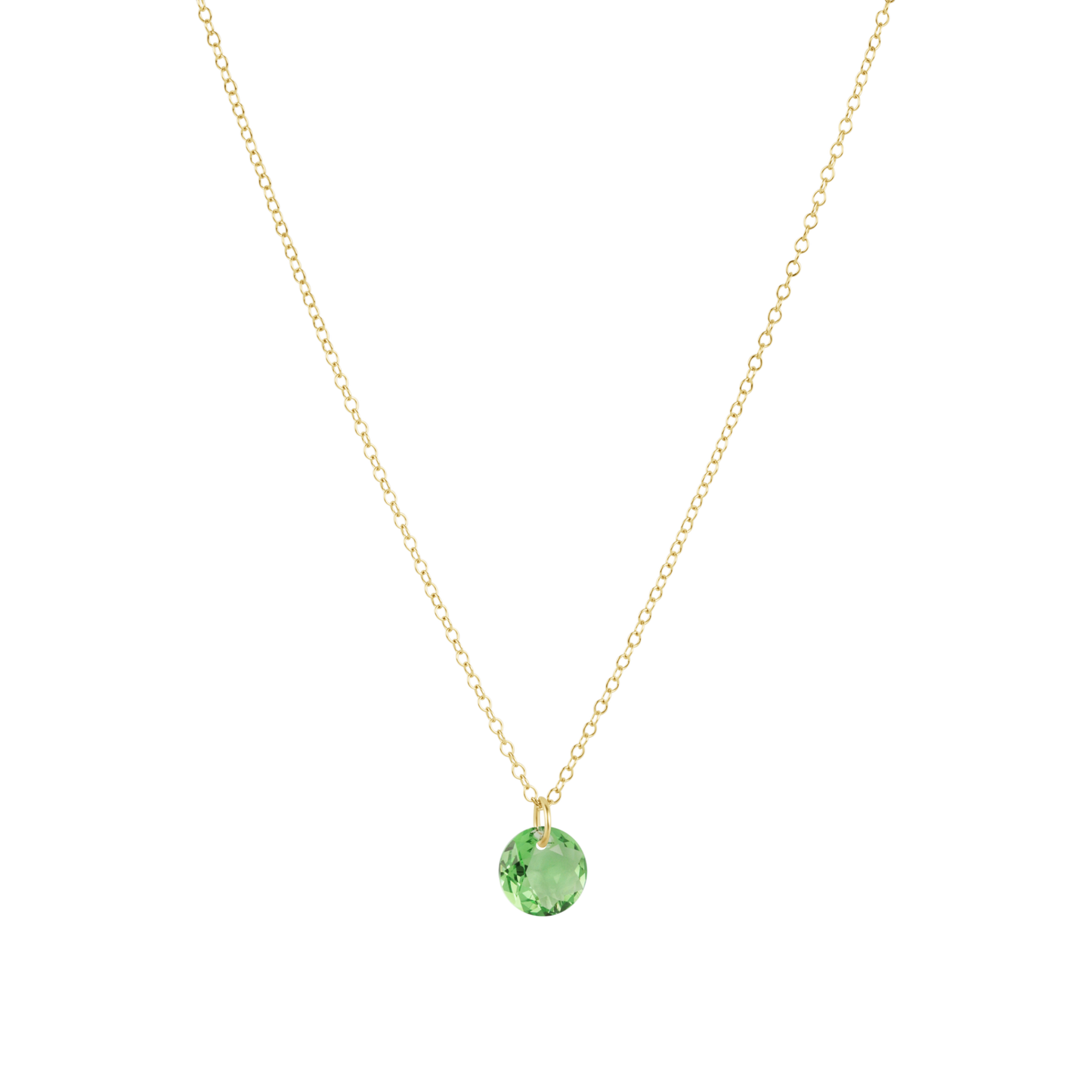 16" Necklace Gold - Reflection Small Charm