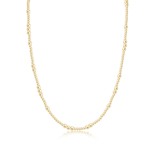 Choker Beaded - Hope Unwritten Gold 3mm