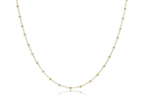 17" Choker Simplicity Chain Gold - Classic 2mm Gold