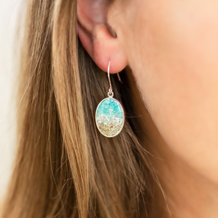 Sandrop Earrings - Large - Ocean Gradient