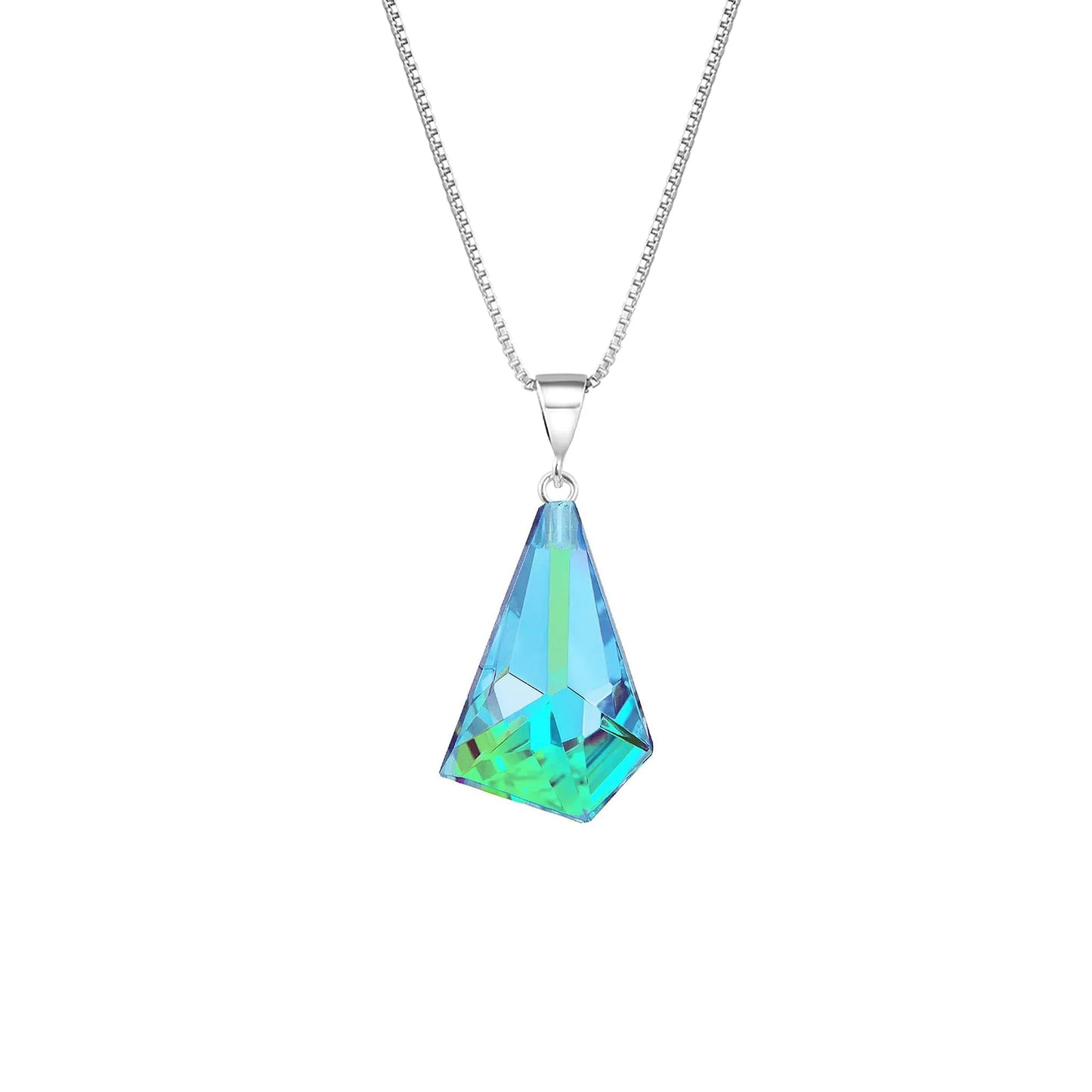 Small Glacier Pendant - Green Polished