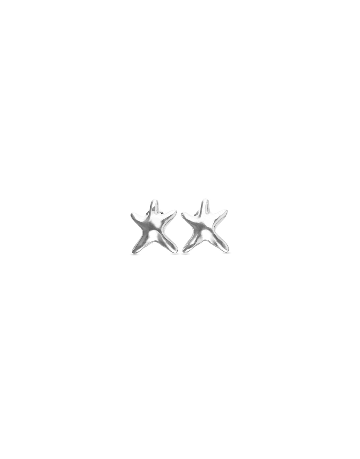 Arcadia - Earrings Star - Small starfish earrings - Silver