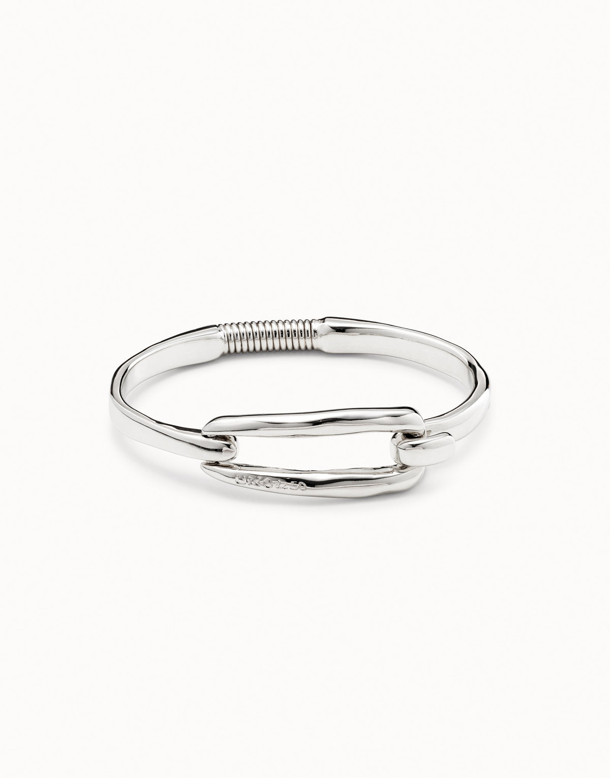 Amarrado - Bangle bracelet with buckle - Silver