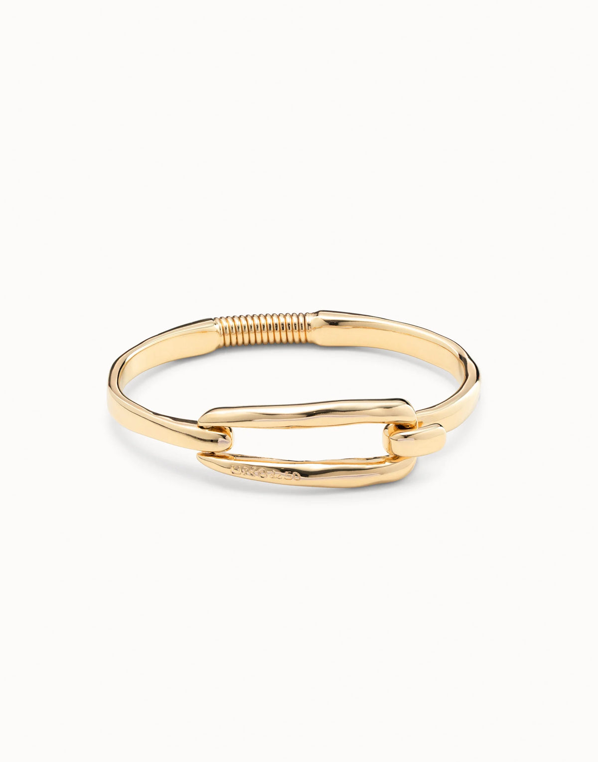 Amarrado - Bangle bracelet with buckle - Gold