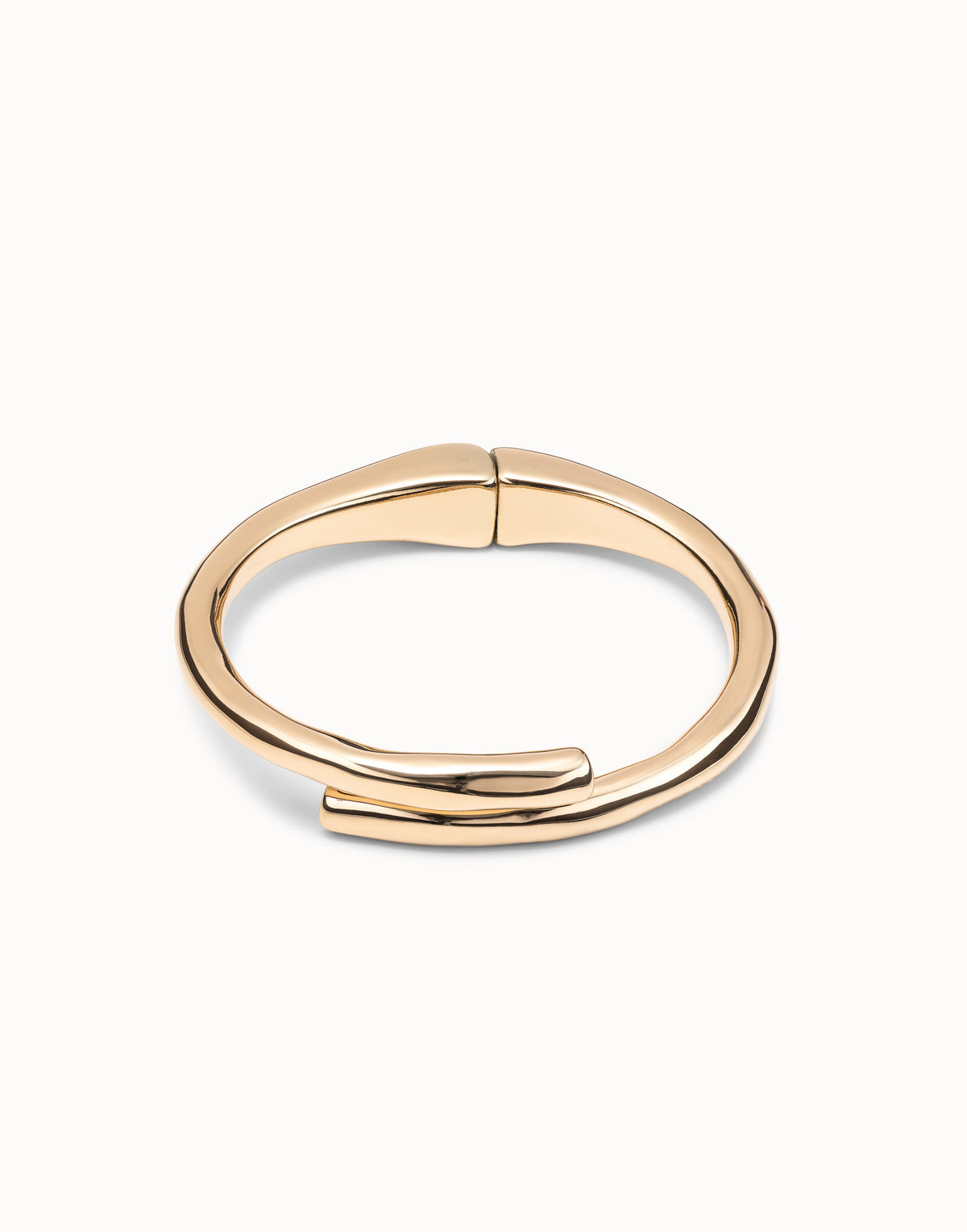 Meeting Point - Tubular shaped bangle bracelet - Gold