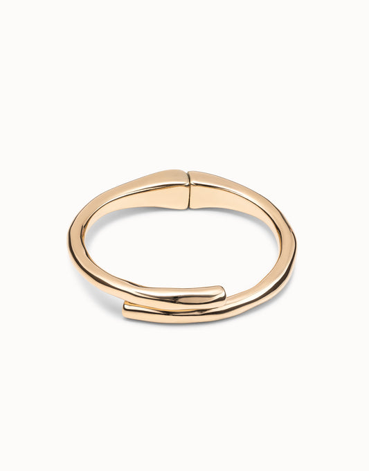 Meeting Point - Tubular shaped bangle bracelet - Gold