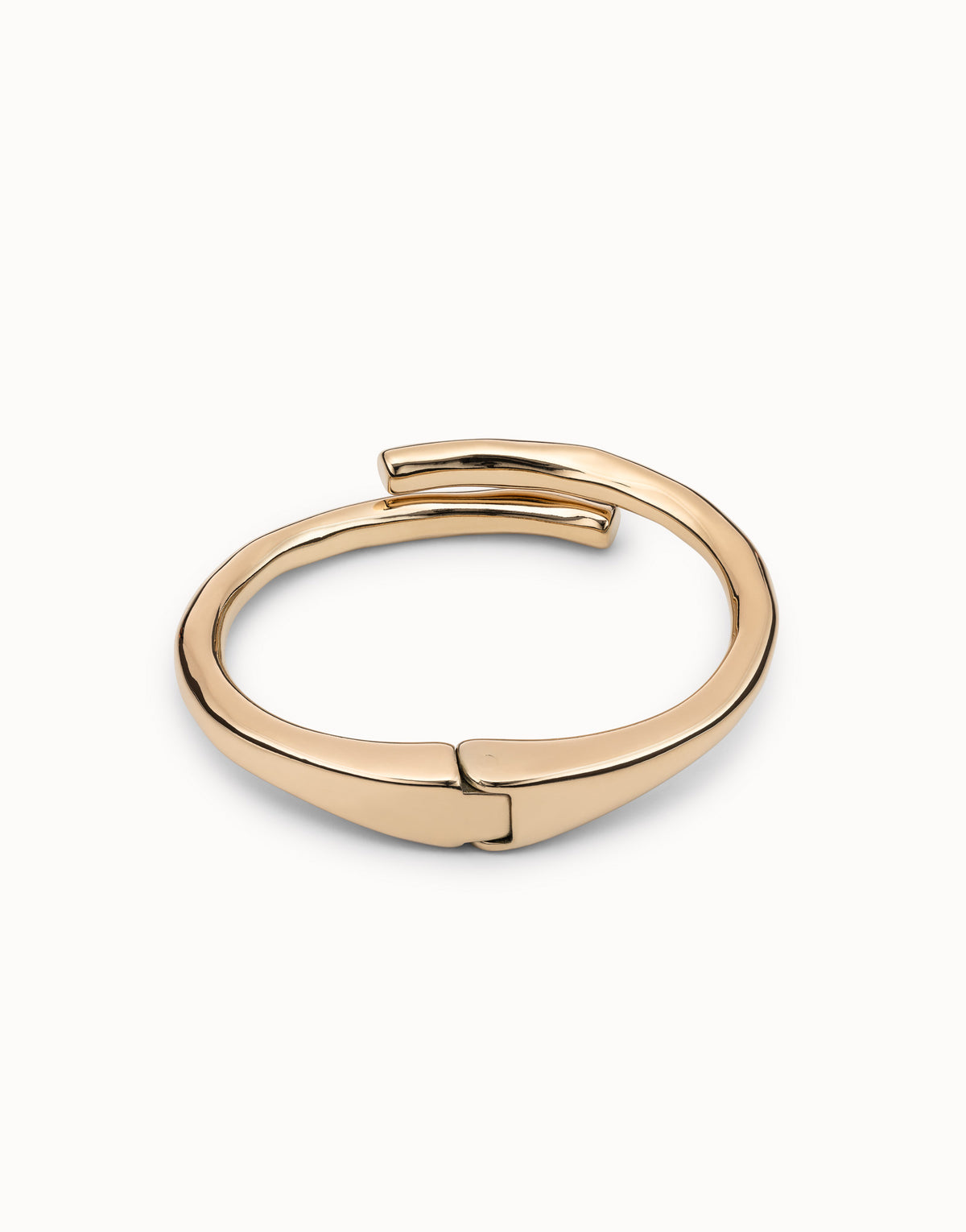 Meeting Point - Tubular shaped bangle bracelet - Gold