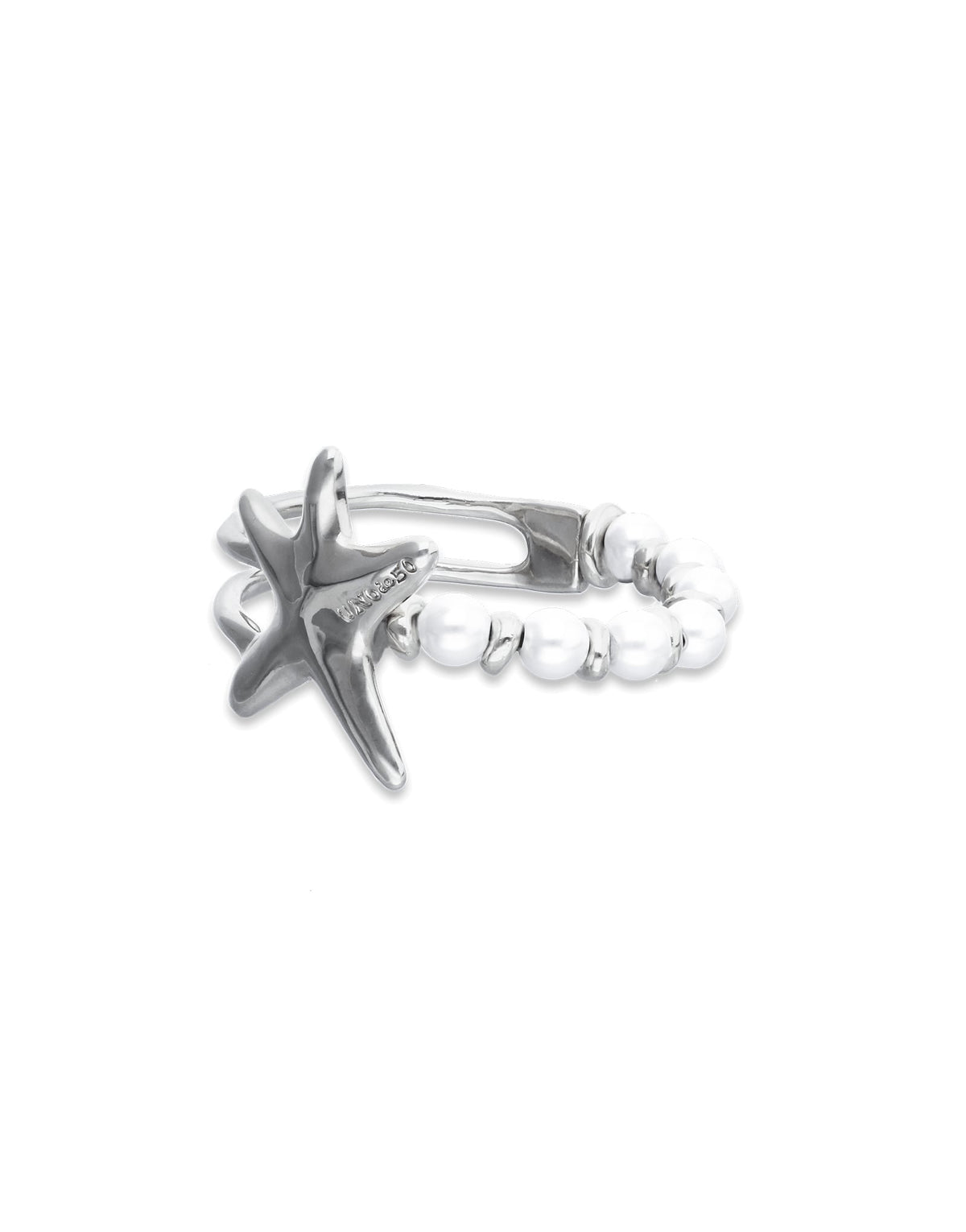 Arcadia - Bracelet Orion - Bracelet with pearls and starfish - Silver
