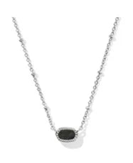 Mini Elisa Satellite Vintage Silver Golden Obsidian