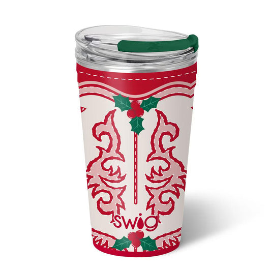 Howdy Holly Party Cup 24oz