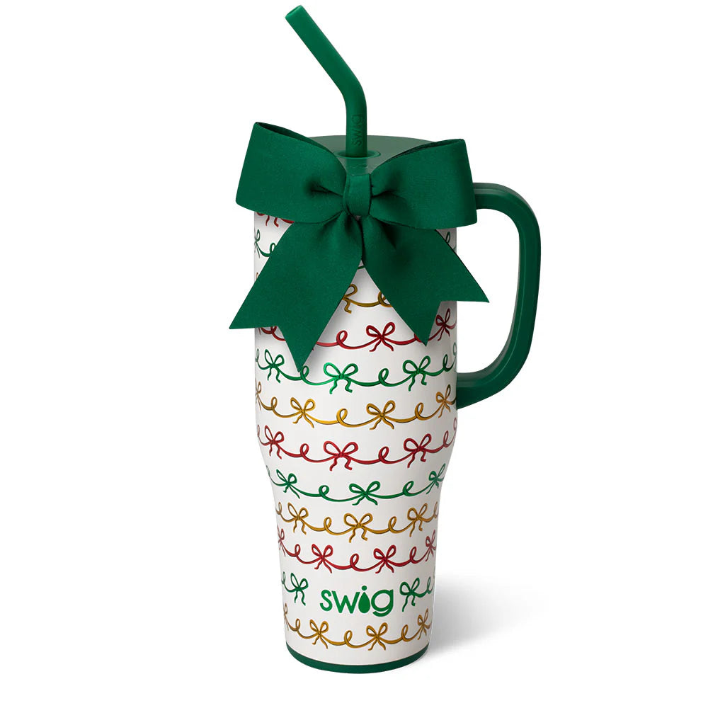 Christmas Bows 40 oz Mega Mug - Thumbnail 2