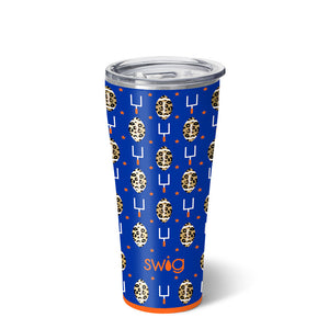 Touchdown Navy + Orange Tumbler (32oz)