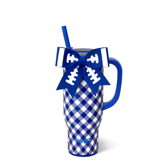 Gameday Gingham Royal Mega Mug 30oz