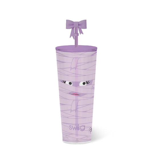 Boo Crew Mummy Plastic Tumbler 24oz