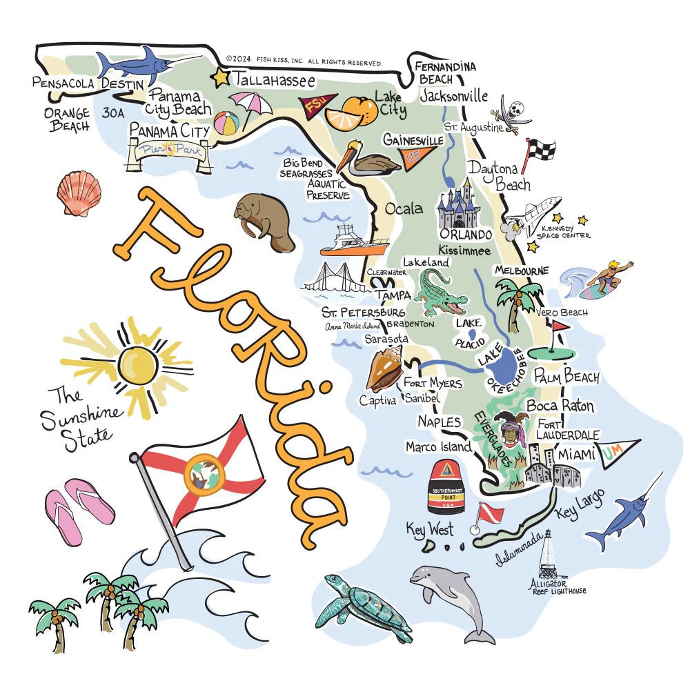 Florida Party Cup 24oz
