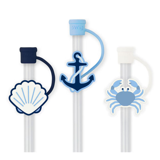 Shoreline Straw Topper Set