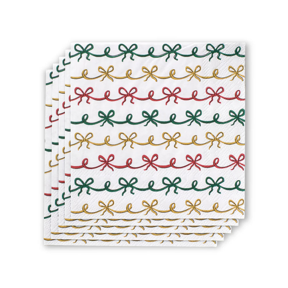 Christmas Cameos Cocktail Napkins - Thumbnail 2