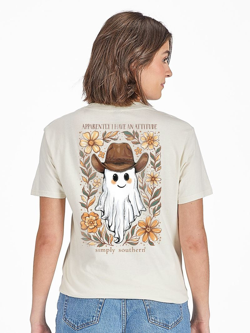 Attitude Ghost tee