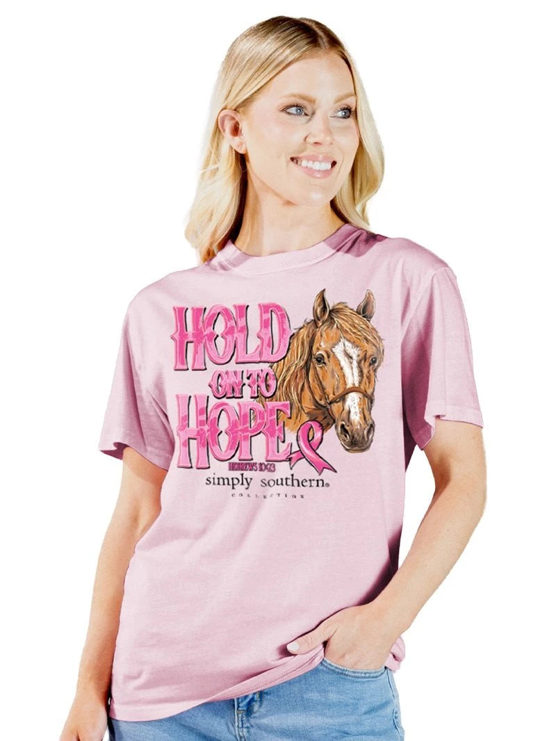 Hold on to Hope Breast Cancer tee