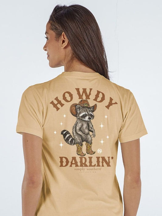 Howdy Racin Khaki Tee
