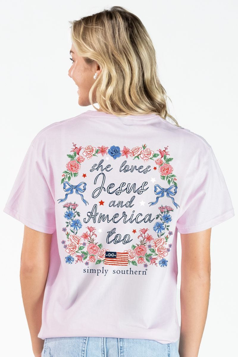 She Loves Jesus tee
