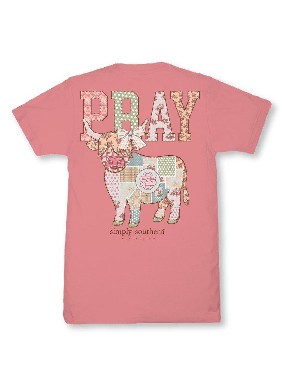 Pray Quilted Cow tee