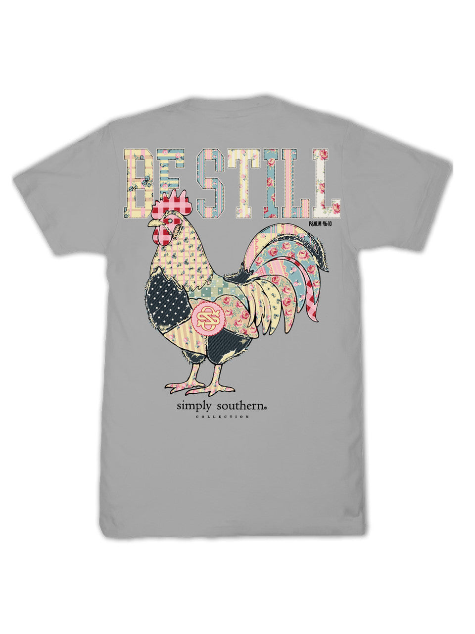 Be Still Chicken Patch tee