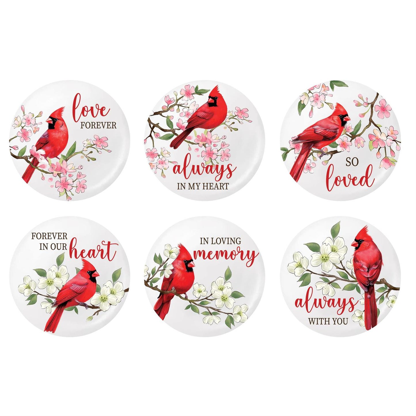 Cardinal Memorial Magnets
