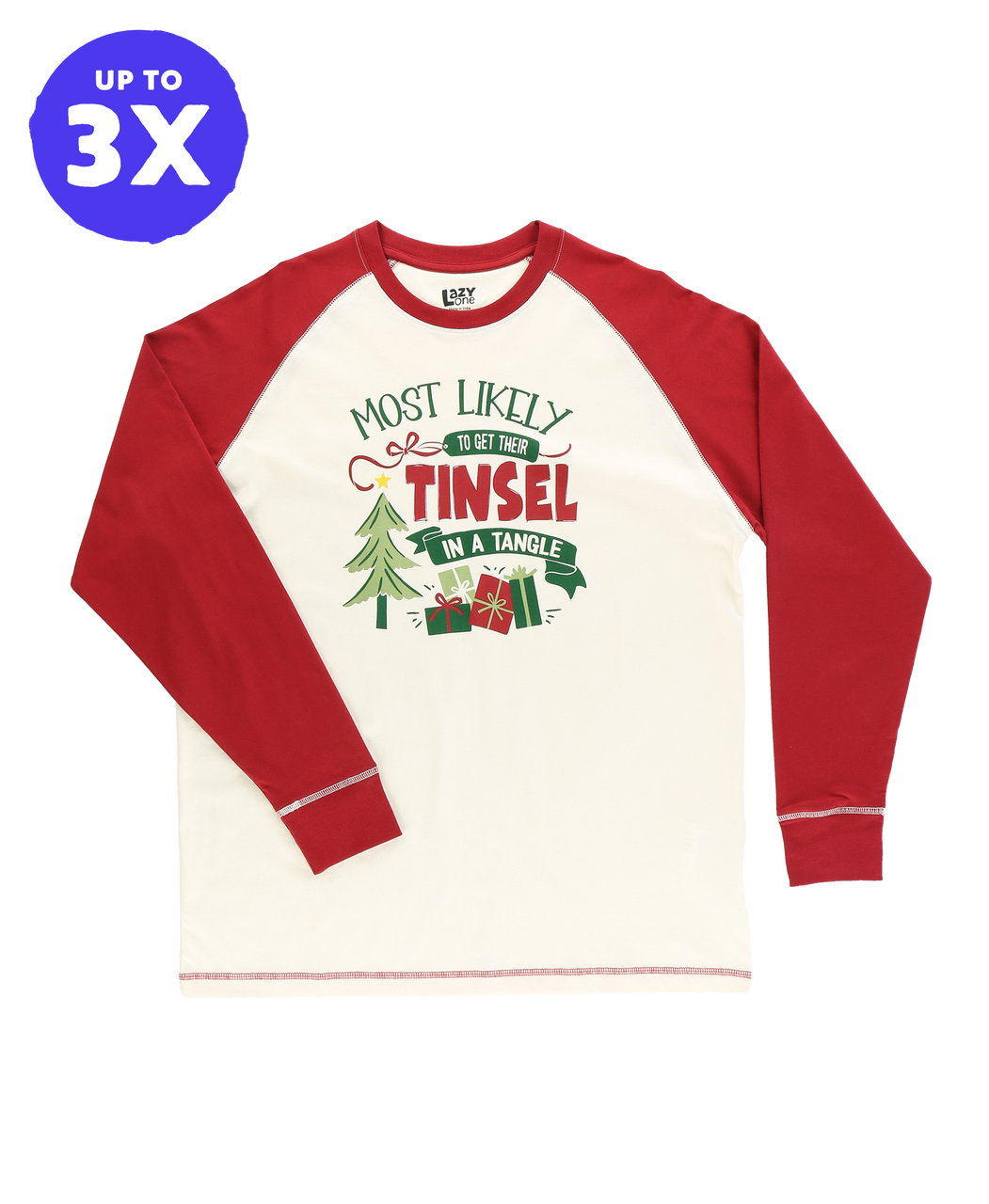 Most Likely Tinsel Tangle PJ Tee