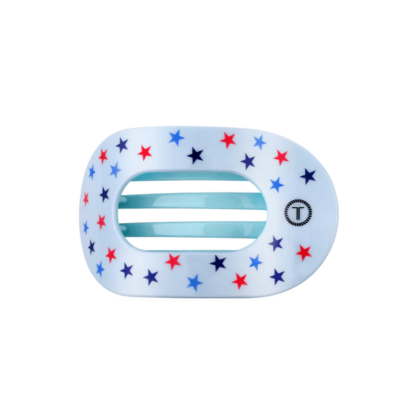United We Sparkle Medium Flat Round Hair Clip
