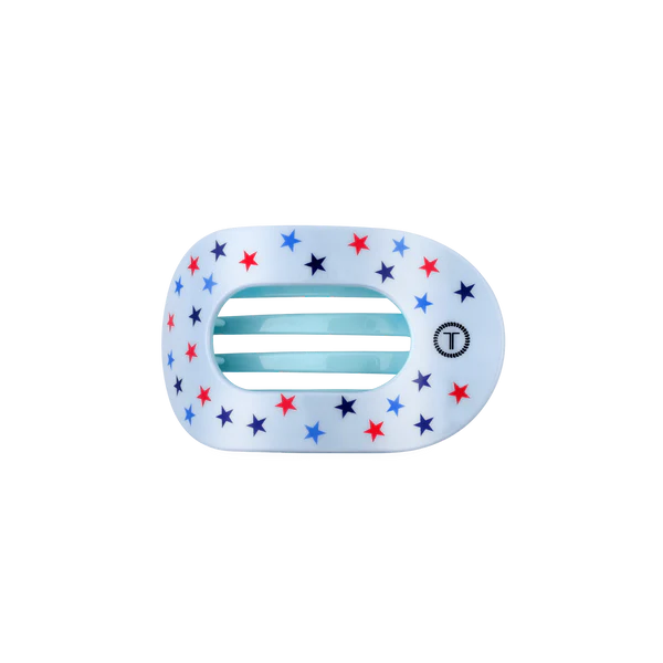 United We Sparkle Small Flat Round Hair Clip