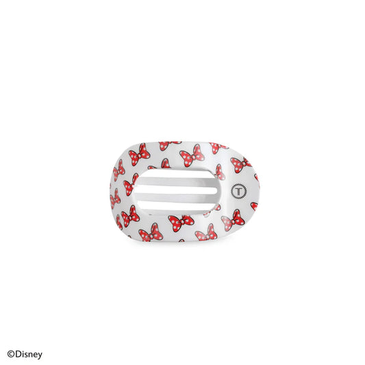 Minnie Mouse Loves Her Bows! Tiny Flat Round Hair Clip