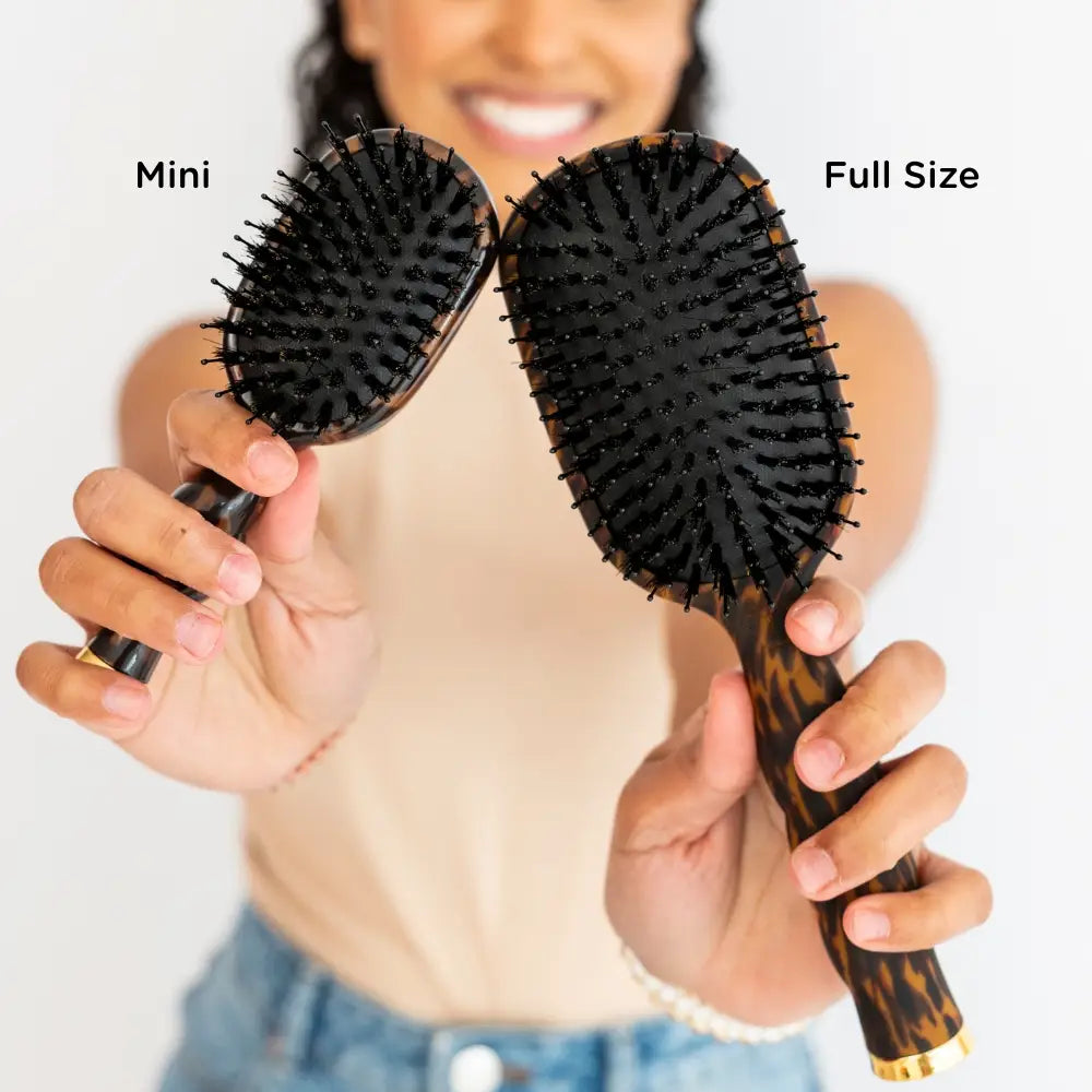 Mini Boar Brush | Tortoise