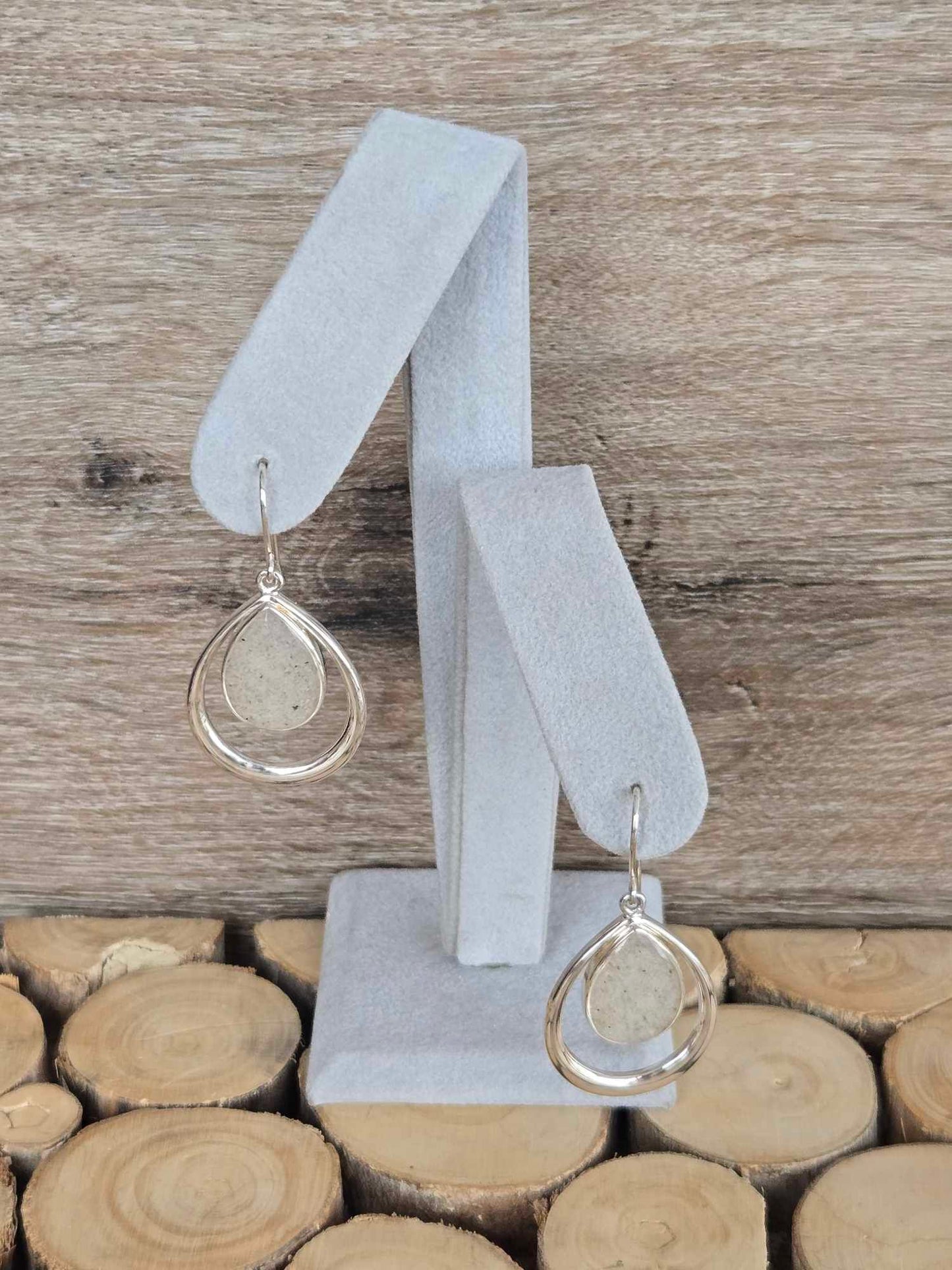 Teardrop Ripple Earrings