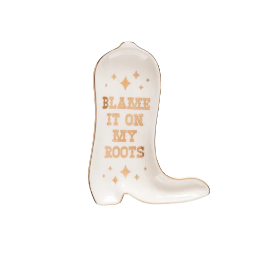 Blame It On My Roots Trinket Tray