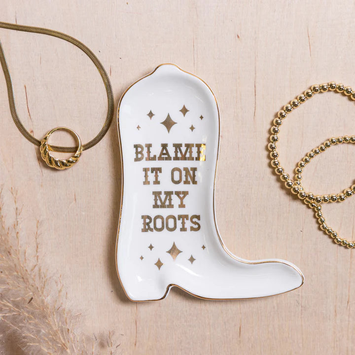 Blame It On My Roots Trinket Tray