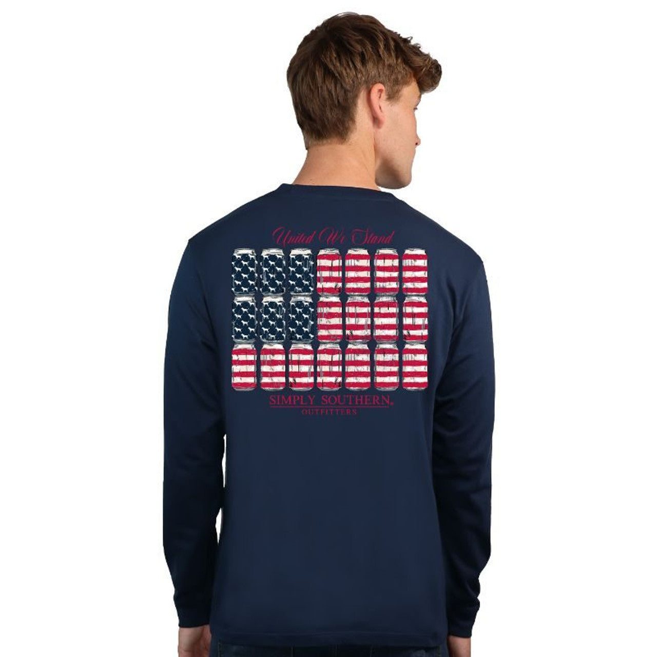 United Can Flag Long Sleeve Tee