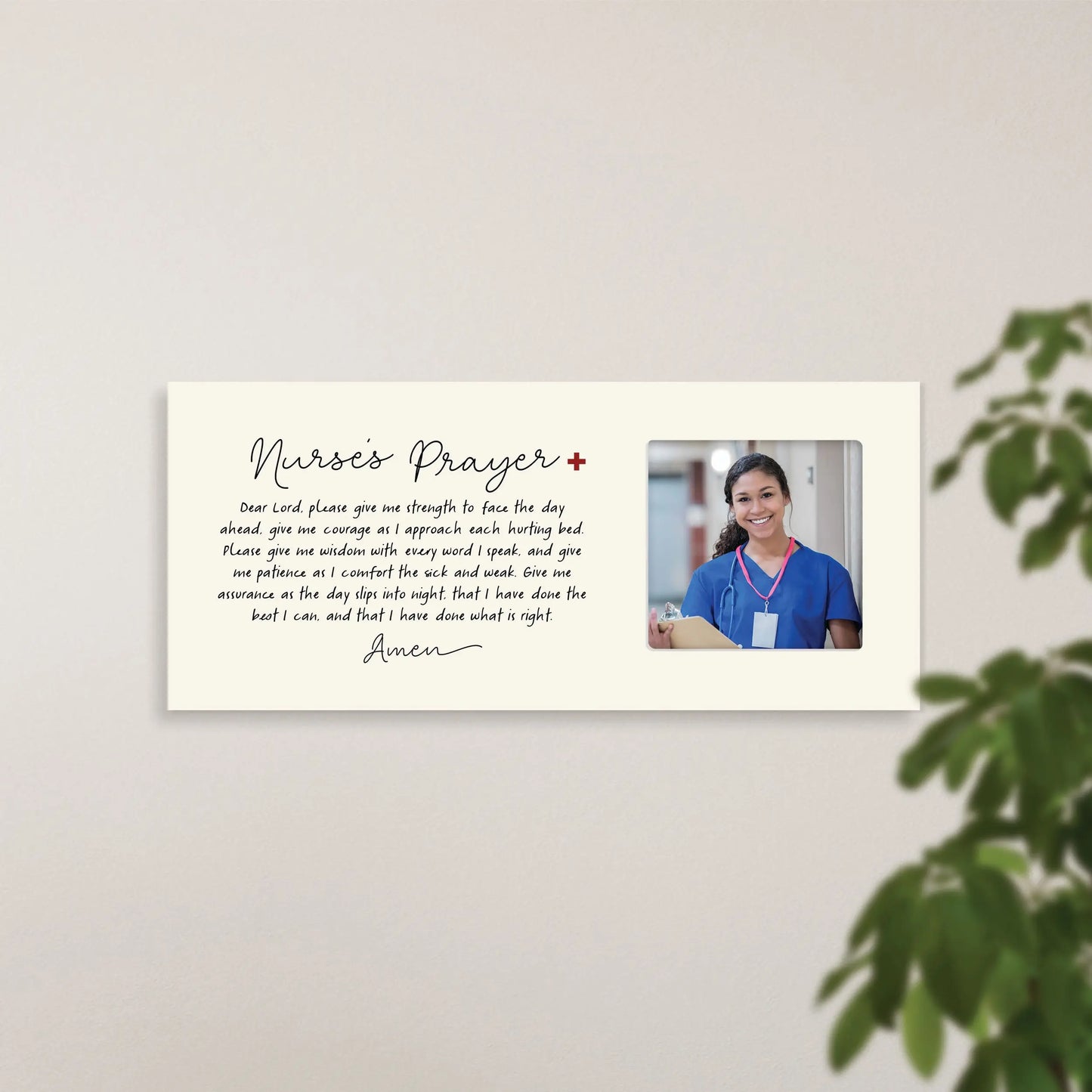 Nurse's Prayer Photo Frame