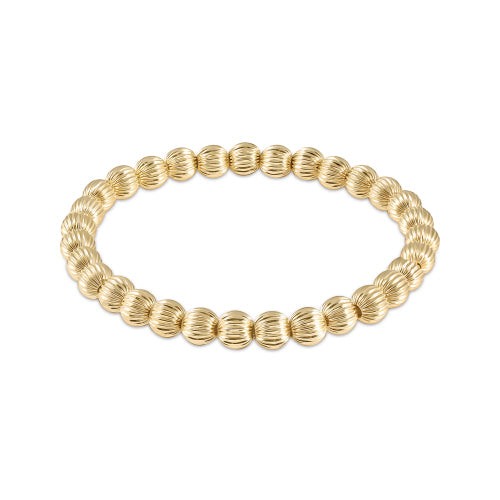 Dignity Gold 4mm Bead Bracelet