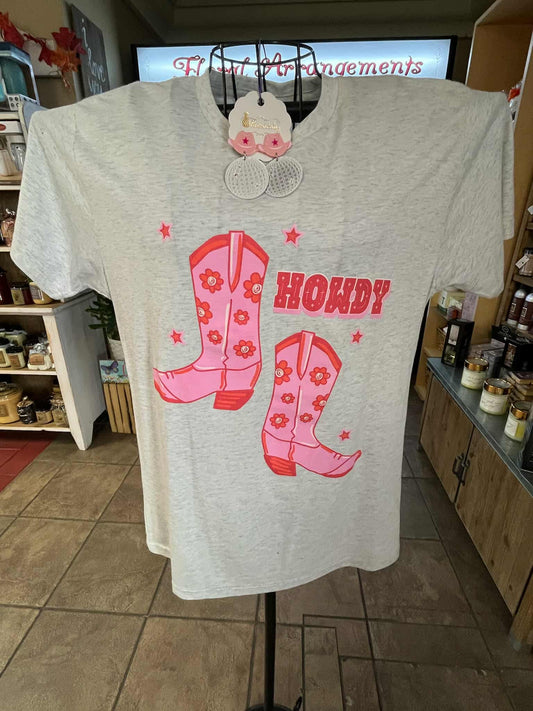 Howdy Boot Tee