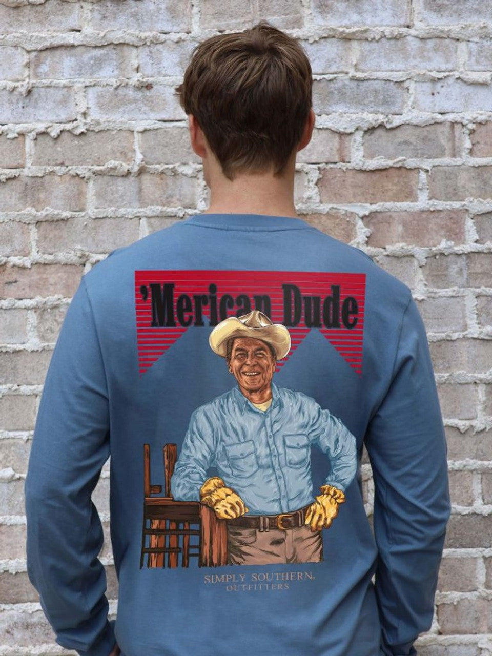 'Merican Dude Long Sleeve Tee