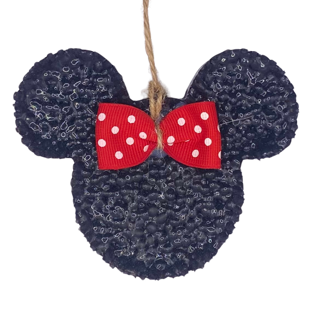 Mouse Head with Bow Freshie