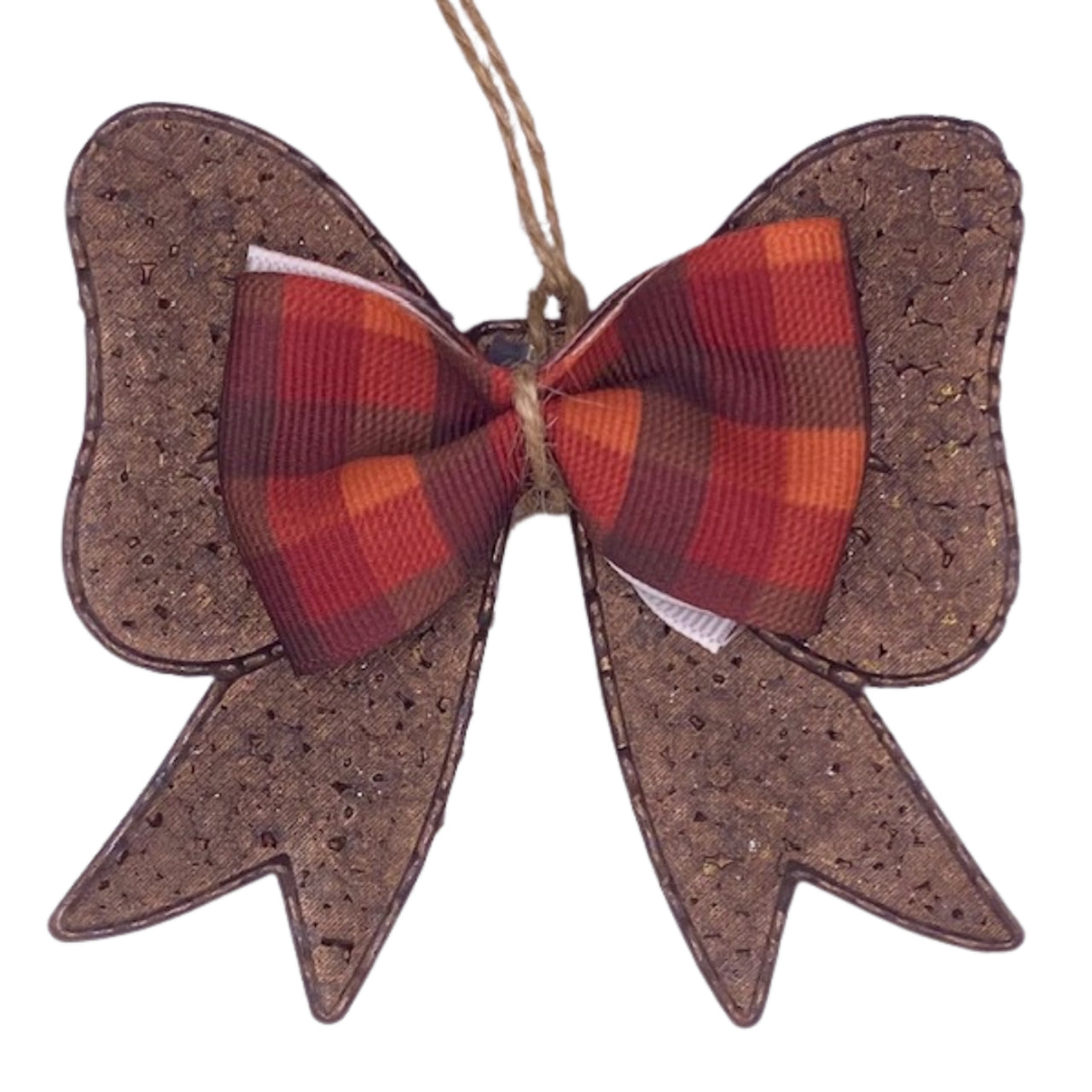 Fall Plaid Bow on Bow Freshie