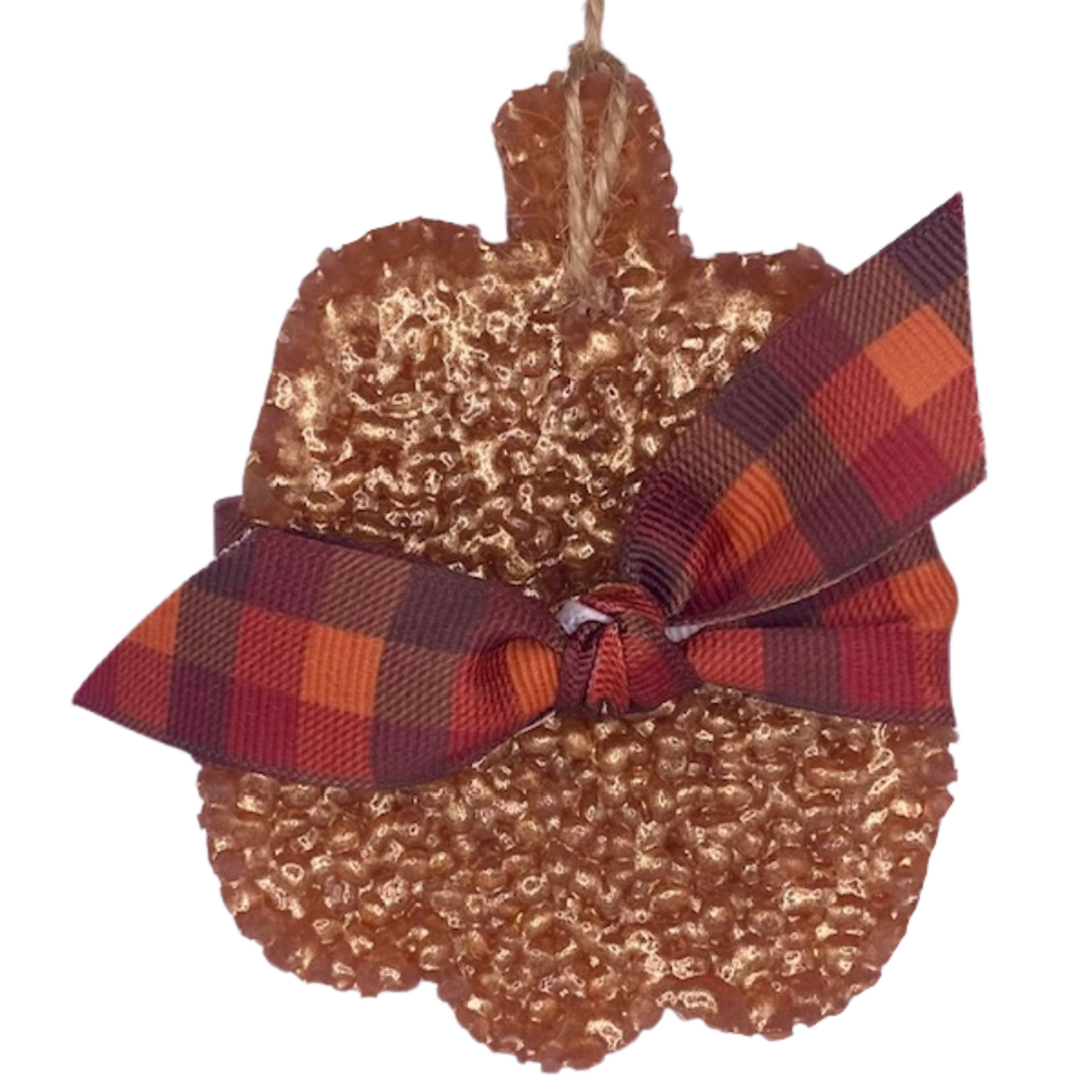 Fall Cute Pumpkin with ribbon Freshie